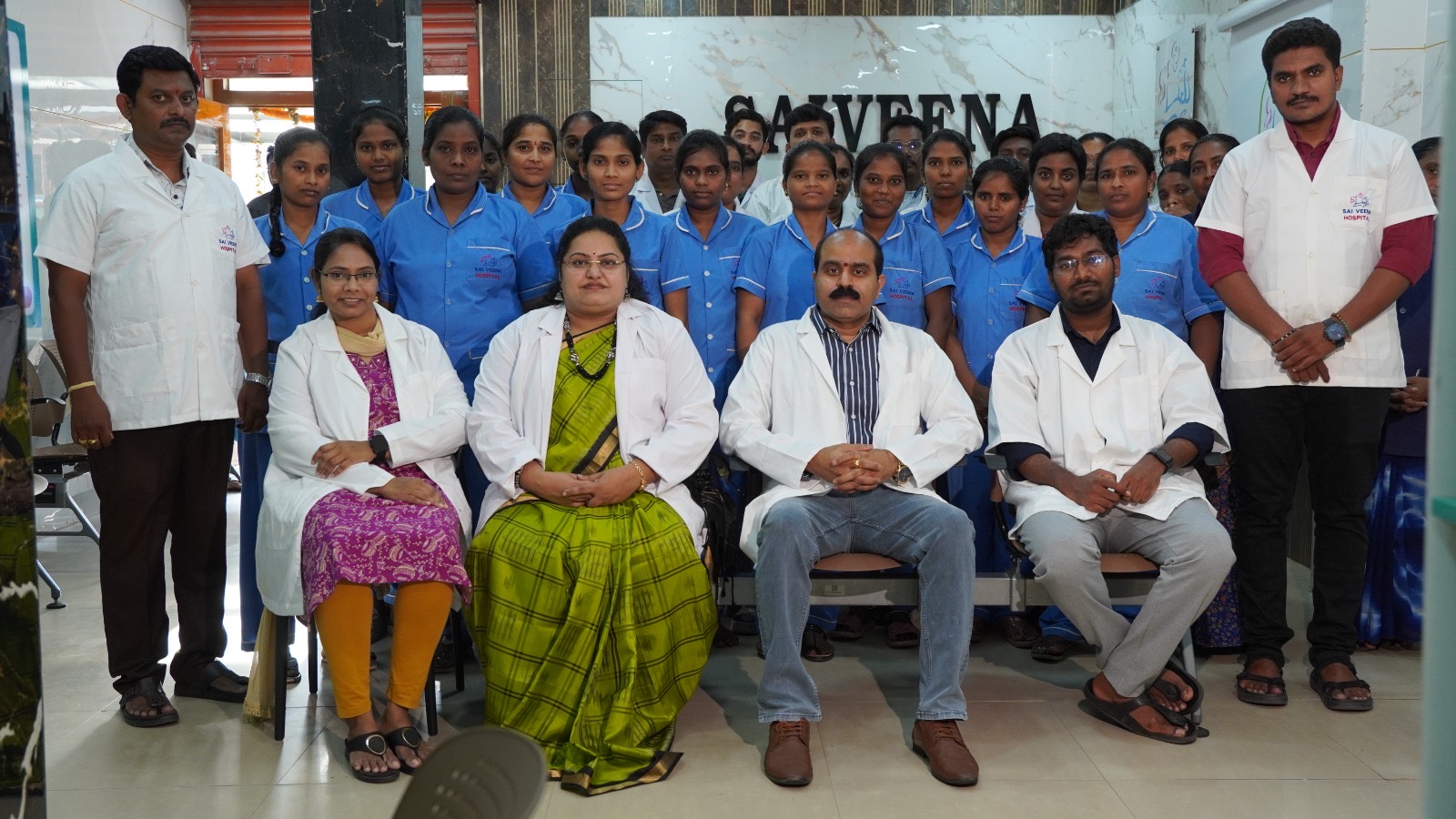 Sai Veena Hospital staff group