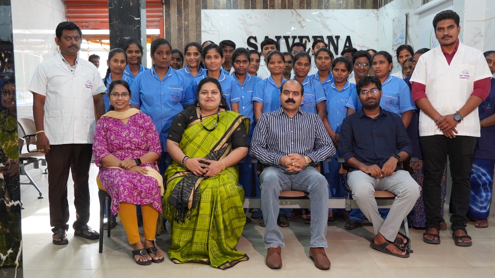 Sai Veena Hospital doctors and staff