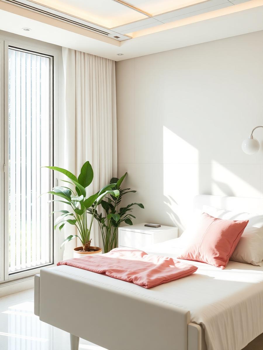 Private maternity patient room